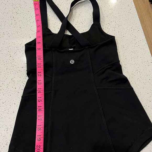 Lululemon cris cross straps build in bra tank top . - Picture 8 of 9